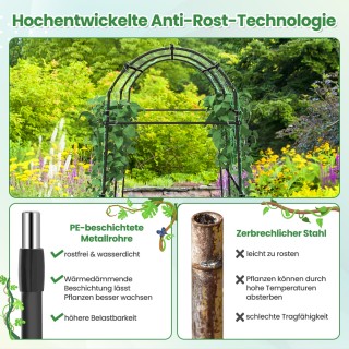 Costway Γεωργικό Καφασωτό Κήπου με Επίστρωση PE για Αναρριχώμενα Φ... Costway Γεωργικό Καφασωτό Κήπου με Επίστρωση PE για Αναρριχώμενα Φ...