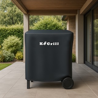 BAKAJI Αδιάβροχη Κάλυψη Μπάρμπεκιου Δύο Εστιών Ανθεκτική Προστασία ...