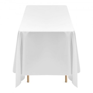 VEVOR Λευκά Τραπεζομάντηλα για Ορθογώνια Τραπέζια, Σετ 10 τεμαχίων,...