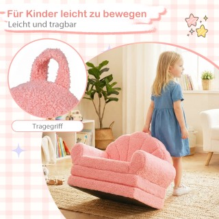 Costway Παιδικός πτυσσόμενος καναπές-πολυθρόνα 2 σε 1 με λειτουργία...