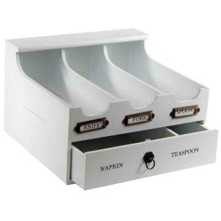 BAKAJI Θήκη Κουζίνας με 3 Διαμερίσματα με Συρτάρι για Χαρτοπετσέτε... BAKAJI Θήκη Κουζίνας με 3 Διαμερίσματα με Συρτάρι για Χαρτοπετσέτε...