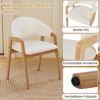 Costway Σύνολο 2 Μοντέρνες Καρέκλες Τραπεζαρίας με Άνετο Κάθισμα &... Costway Σύνολο 2 Μοντέρνες Καρέκλες Τραπεζαρίας με Άνετο Κάθισμα &...