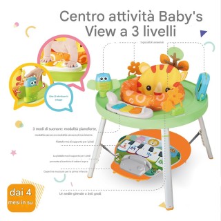 BAKAJI Κέντρο Δραστηριοτήτων για Βρέφη και Μωρά 3 σε 1 με Κάθισμα Π...