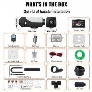 VEVOR 8KW Θερμαντήρας Αέρα Diesel 12V με LCD & Τηλεχειριστήριο ZCJ... VEVOR 8KW Θερμαντήρας Αέρα Diesel 12V με LCD & Τηλεχειριστήριο ZCJ...