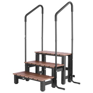 VEVOR Τρίσκαλη Ανθεκτική Σκάλα Υδρομασάζ με Χειρολαβή - KCL011 (Καφ... VEVOR Τρίσκαλη Ανθεκτική Σκάλα Υδρομασάζ με Χειρολαβή - KCL011 (Καφ...