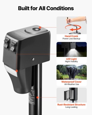 VEVOR Ηλεκτρικός Γρύλος Τρέιλερ 2268kg με Αδιάβροχο Κάλυμμα & LED Φ... VEVOR Ηλεκτρικός Γρύλος Τρέιλερ 2268kg με Αδιάβροχο Κάλυμμα & LED Φ...