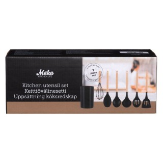 BAKAJI Σετ Κουτάλες 7 Τεμαχίων Εργαλεία Κουζίνας Με Δοχείο Αποθήκε... BAKAJI Σετ Κουτάλες 7 Τεμαχίων Εργαλεία Κουζίνας Με Δοχείο Αποθήκε...