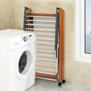 BAKAJI  Επεκτεινόμενη Απλώστρα Ρούχων Εξωτερικού Εσωτερικού Χώρου Π...