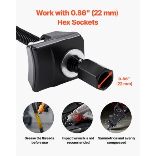 VEVOR Συμπιεστής Ελατηρίων Ανάρτησης 2 Τεμ 10.4 Ίντσες LJSJZDHCZQ30...