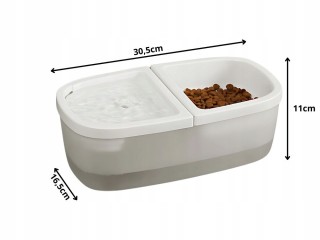 Verk Group Αυτόματη Ταΐστρα και Συντριβάνι Νερού για Σκύλους και Γά...