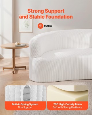 VEVOR Επιπλέον Μεγάλος Κυρτός Καναπές 1020 x 2840 x 780 mm BYDRWSFY... VEVOR Επιπλέον Μεγάλος Κυρτός Καναπές 1020 x 2840 x 780 mm BYDRWSFY...