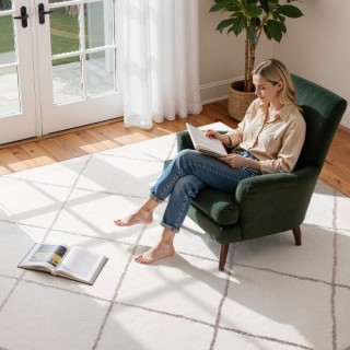 VEVOR Πολυτελές Χαλί 2.44 x 3.05m με Μακριά Πλέξη και Αντιολισθητικ... VEVOR Πολυτελές Χαλί 2.44 x 3.05m με Μακριά Πλέξη και Αντιολισθητικ...