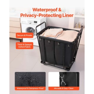 VEVOR Καρτσάκι Πλυντηρίου & Αγορών με Αδιάβροχη Επένδυση, 118 Κιλά,... VEVOR Καρτσάκι Πλυντηρίου & Αγορών με Αδιάβροχη Επένδυση, 118 Κιλά,...