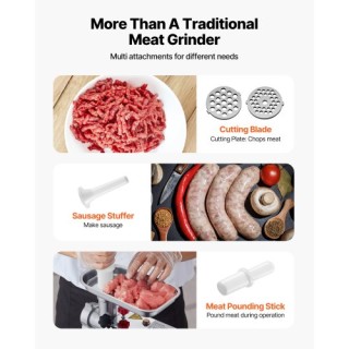 VEVOR Επαγγελματικός Ηλεκτρικός Κρεατομηχανή με Λειτουργία Λουκάνικ... VEVOR Επαγγελματικός Ηλεκτρικός Κρεατομηχανή με Λειτουργία Λουκάνικ...