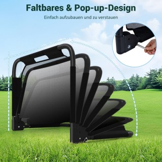 Costway Αναδυόμενο Πτυσσόμενο Ποδοσφαιρικό Τέρμα με Σύστημα Αγκύρωσ... Costway Αναδυόμενο Πτυσσόμενο Ποδοσφαιρικό Τέρμα με Σύστημα Αγκύρωσ...