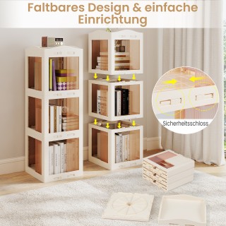 Costway Περιστρεφόμενη Βιβλιοθήκη 3 Επιπέδων με Αντιολισθητικά Πόδι... Costway Περιστρεφόμενη Βιβλιοθήκη 3 Επιπέδων με Αντιολισθητικά Πόδι...