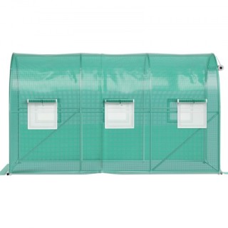 Φυτώριο Σήραγγας VEVOR 12x7x7 ft με Χαλύβδινους Σκελετούς & 6 Παράθ... Φυτώριο Σήραγγας VEVOR 12x7x7 ft με Χαλύβδινους Σκελετούς & 6 Παράθ...