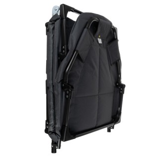 Πτυσσόμενο Κρεβάτι Camping με Στρώμα 200 x 65 x 30 cm Γκρι 25380 Tr...