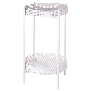 Galileo Πολυλειτουργικό τραπέζι Tavolino, 2 ραφιών, με όψη ψάθας Βι...