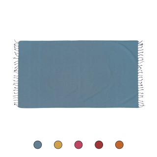 Galileo Tropea Πετσέτα θαλάσσης 100% βαμβάκι με κρόσσια, ελαφριά κα...