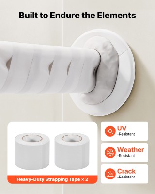 VEVOR Σετ Γραμμής Mini Split 30,5m με Χαλκοσωλήνα AC και Μόνωση PE ...