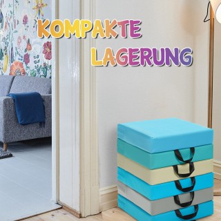 Costway Σετ 6 Παιδικά Μαξιλάρια Καρέκλας με Λαβή και Φερμουάρ Ανοι... Costway Σετ 6 Παιδικά Μαξιλάρια Καρέκλας με Λαβή και Φερμουάρ Ανοι...