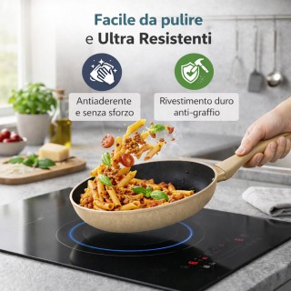 BAKAJI Σετ Κατσαρολών Serena Tortora 11 Τεμαχίων από Χυτό Αλουμίνιο...