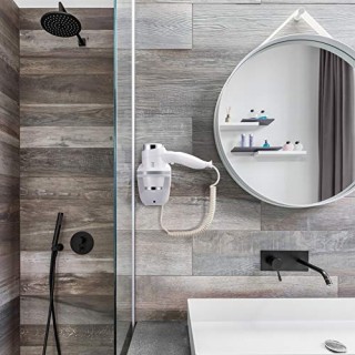 BAKAJI  Σεσουάρ Τοίχου Ξενοδοχείου Χρώμιο Πιστολάκι Μαλλιών Μπάνιο ...