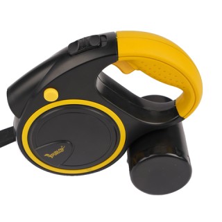 Purlov Αυτόματο Λουρί  Οδηγός για Σκύλους με Φακό LED - 10 έως 25 κ...