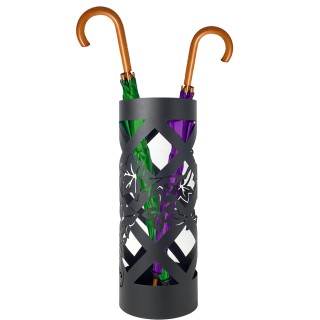 BAKAJI Μαύρη Ομπρελοθήκη για Είσοδο με Λουλουδάτο Σχέδιο Ομπρελοθή... BAKAJI Μαύρη Ομπρελοθήκη για Είσοδο με Λουλουδάτο Σχέδιο Ομπρελοθή...