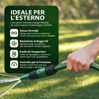 KINZO Λάστιχο Κήπου 25 μέτρα, διάμετρος 14mm 02002215