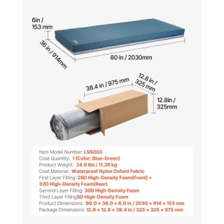 VEVOR Ανθεκτικό Ιατρικό Στρώμα Νοσοκομείου 6 ιντσών YYBCCDSX3CTCD2B... VEVOR Ανθεκτικό Ιατρικό Στρώμα Νοσοκομείου 6 ιντσών YYBCCDSX3CTCD2B...