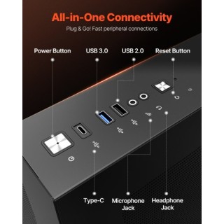 VEVOR Μεσαίο Κουτί Υπολογιστή ATX Διπλού Θαλάμου Χωρίς Ανεμιστήρα D... VEVOR Μεσαίο Κουτί Υπολογιστή ATX Διπλού Θαλάμου Χωρίς Ανεμιστήρα D...