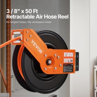 VEVOR Ανασυρόμενος Σωλήνας Αέρα 3/8 x 50 Υβριδικός, 300 PSI KFSKQ... VEVOR Ανασυρόμενος Σωλήνας Αέρα 3/8 x 50 Υβριδικός, 300 PSI KFSKQ...