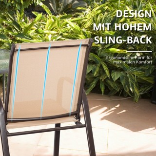 Costway Σετ Κήπου με Άνετες Καρέκλες και Ανθεκτικό Μεταλλικό Σκελε... Costway Σετ Κήπου με Άνετες Καρέκλες και Ανθεκτικό Μεταλλικό Σκελε...