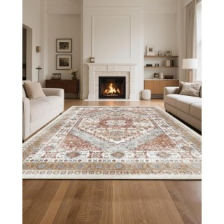 VEVOR Μεγάλο Χαλί 8 x 10 ft Αντιολισθητικό Καφέ Κόκκινο Vintage JXD... VEVOR Μεγάλο Χαλί 8 x 10 ft Αντιολισθητικό Καφέ Κόκκινο Vintage JXD...