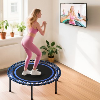 SPORTNOW Μπλε Τραμπολίνο Γυμναστικής με Ελαστικές Σχοινί από Ατσάλι... SPORTNOW Μπλε Τραμπολίνο Γυμναστικής με Ελαστικές Σχοινί από Ατσάλι...