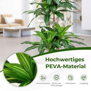 Costway Τεχνητό Δέντρο Δράκαινα 140 εκ. με 92 Φύλλα - Φυσική Ομορφ... Costway Τεχνητό Δέντρο Δράκαινα 140 εκ. με 92 Φύλλα - Φυσική Ομορφ...