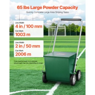 VEVOR Βαρέως Τύπου Χαλκιογράφος 4 Τροχών για Γραμμές 2 ή 4 ιντσών, ...