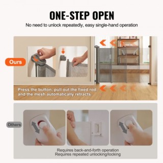 Πτυσσόμενη Παιδική Πύλη VEVOR, 34.2 Ύψος, Έως 60 Πλάτος, Γκρι WZSS... Πτυσσόμενη Παιδική Πύλη VEVOR, 34.2 Ύψος, Έως 60 Πλάτος, Γκρι WZSS...