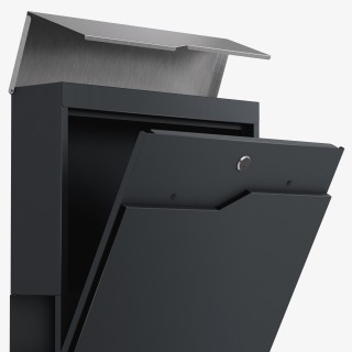 Gregman Γραμματοκιβώτιο Post 50 Γκρι 5903796017694