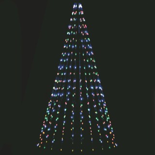 Kooper Mantello 400 μίνι LED πολύχρωμο 16 stringhe ύψος 250 εκ. 8 π... Kooper Mantello 400 μίνι LED πολύχρωμο 16 stringhe ύψος 250 εκ. 8 π...