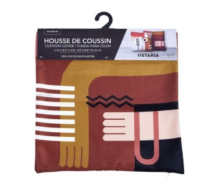 Ostaria Τετράγωνη Μαξιλαροθήκη Picasso Πολύχρωμη Πολυεστέρας Τερακό...