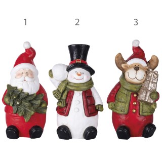 Galileo Χριστουγεννιάτικη φιγούρα από πολυρεζίνη ύψους 36 εκ Santas... Galileo Χριστουγεννιάτικη φιγούρα από πολυρεζίνη ύψους 36 εκ Santas...