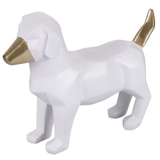 Galileo Διακοσμητικός σκύλος Virgola από πολυρητίνη 26,4x8,5x21,3 c...