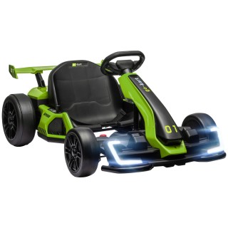 HOMCOM Ηλεκτρικό Go Kart για Παιδιά 6-12 Ετών 24V 12km/h με Ρυθμιζό...
