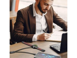 SWISSTEN Μαγνητικό Καλώδιο 2 σε 1 για Samsung Galaxy Watch και USB-...