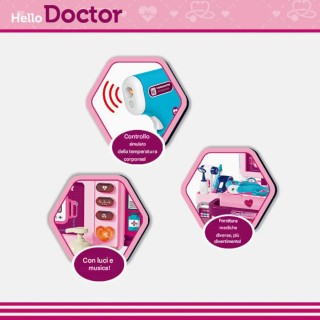 BAKAJI Σετ Ιατρικού Παιχνιδιού με 37 Αξεσουάρ Καροτσάκι Ιατρού για ...