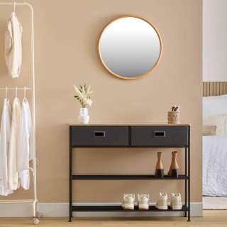 5Five Simply Smart Κονσόλα Tissa με 2 Συρτάρια και Σκούρο Γκρι Παπο... 5Five Simply Smart Κονσόλα Tissa με 2 Συρτάρια και Σκούρο Γκρι Παπο...