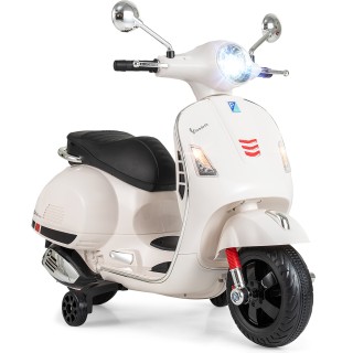Costway Παιδική Ηλεκτρική Μοτοσικλέτα VESPA  με LED Προβολέα και Κό...